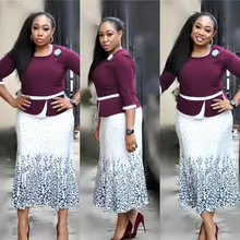 

African Dress for Women Round Collar African Dashiki Party Dress Elegant Print Ladies Casual Clothes african print dresses