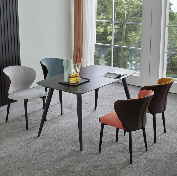 Dining Chair Nordic Fabric Make Up Hotel Dining Chairs 4 Colors Desk Chair Chaises Salle Manger кресло для отдыха Dining Chair Nordic Fabric Make Up Hotel Dining Chairs 4 Colors Desk Chair Chaises Salle Manger кресло для отдыха