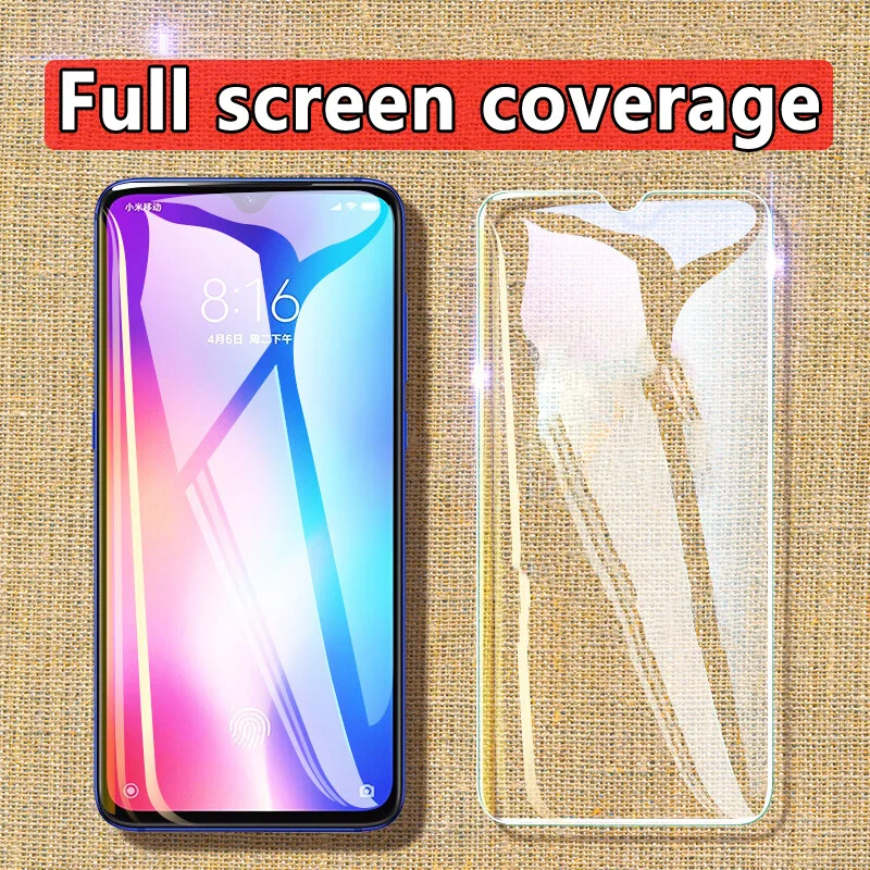 2 шт для Xiaomi Redmi Note 7 6 5 A1Full Cover защита экрана закаленное стекло Pro 6A 5A plus Защитная