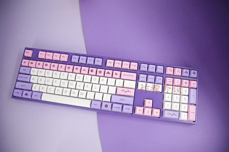 1 комплект PBT dye sublimation keycap mechiancal клавиатура XDA профиль дополнительные Чехлы для клавиш для Hana