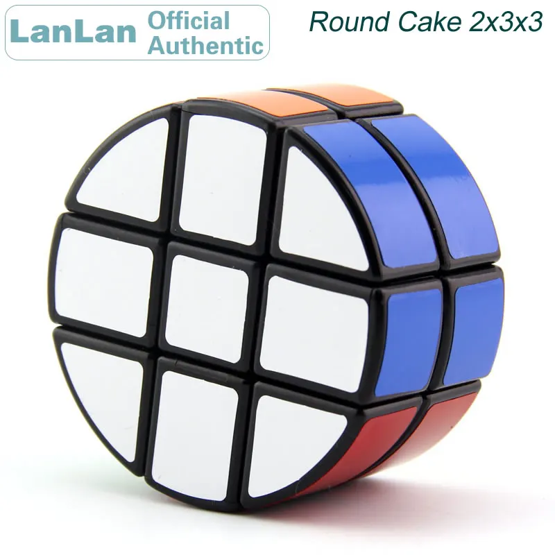 

LanLan 2x3x3 Round Cake Magic Cube Cylinder Cubo Magico Professional Speed Puzzle Antistress Fidget Educational Toys For Kids