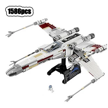 

Lepinblocks 05039 Star Plan Series UCS Rebel Red Five X Wing Starfighter Model Plane Compatible with 10240 Building Bricks Toys