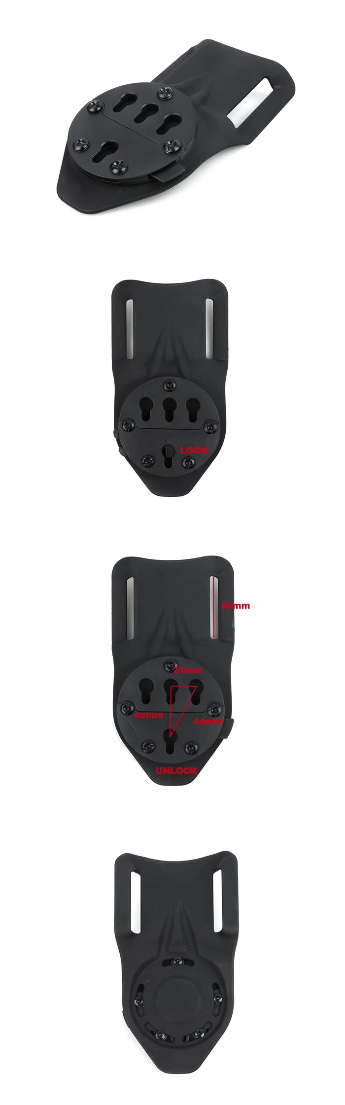TMC2703Tactical страйкбол Molle Duty Belt Platform Quick Detach адаптер кобуры крепление BK/CB