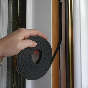 

Limit 100 Draught Excluder Self Adhesive Rubber Door Window Seal Strip Roll Foam Sealing Strips