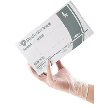 100 шт ПВХ одноразовые виниловые перчатки для осмотра пищевых продуктов