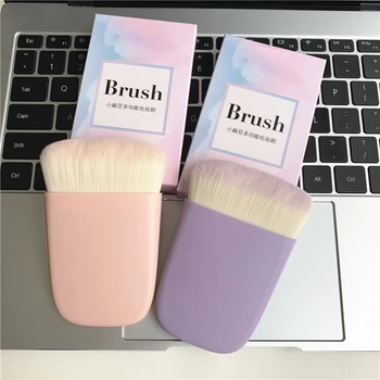 

Professional Foundation Brush Cream Blender Powder Makeup Brushes Powder Puff Purple pink Makeup Beauty Tools