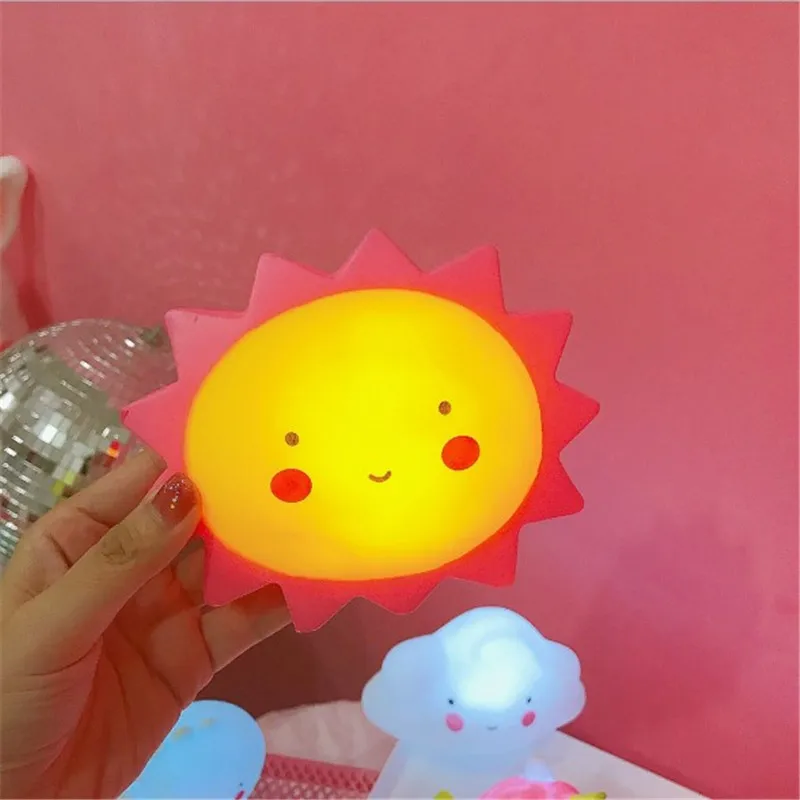 LED Night lamp decorate desk light battery dream cute Five-pointed Star Unicorn holiday creative light for baby bedroom luminar