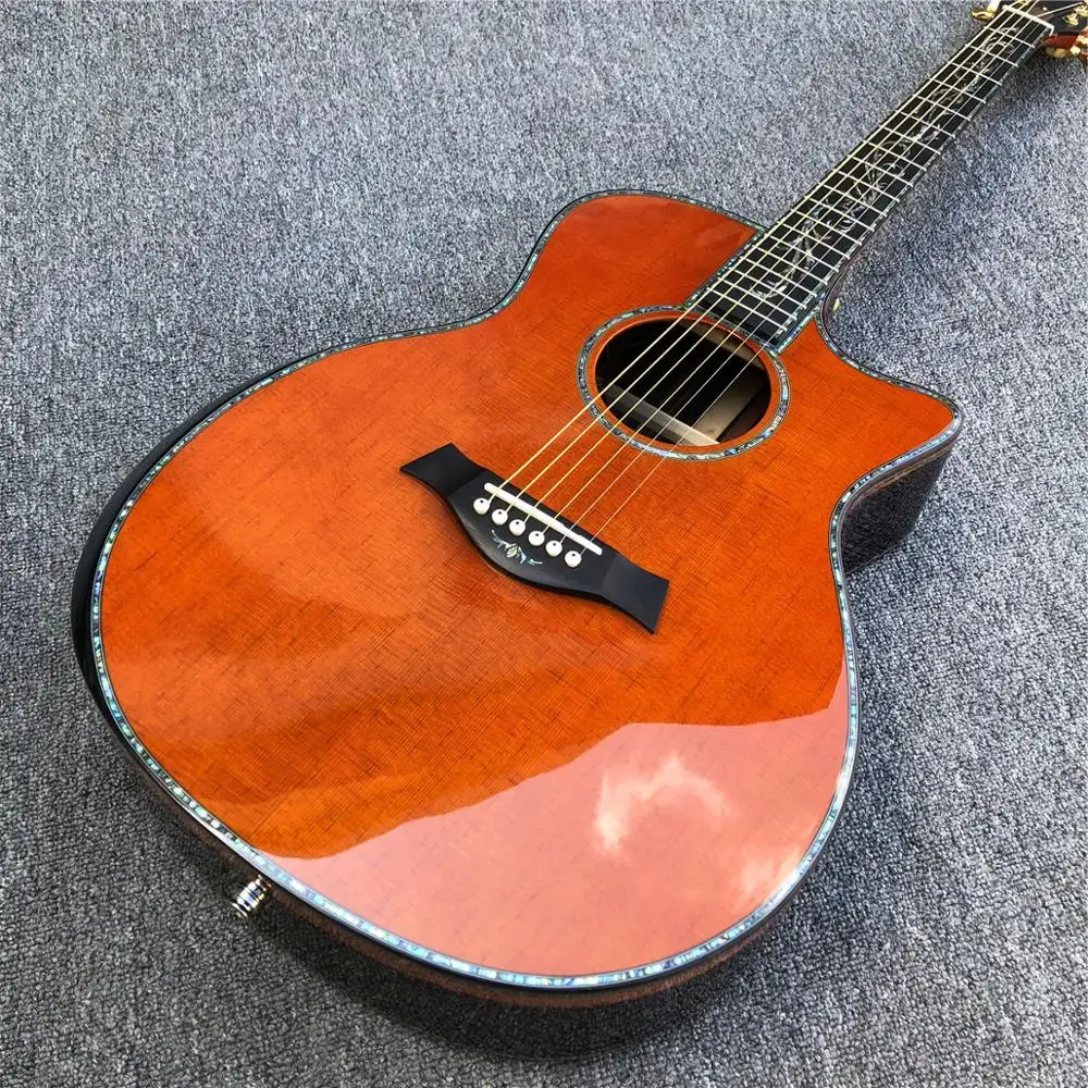 Фабрика на заказ Chaylor Cocobolo PS14 Акустическая гитара настоящая инкрустация абалона