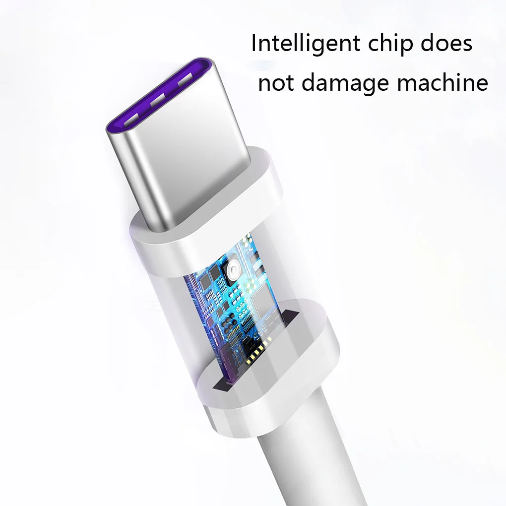 0.25/1/1.5/2m Replacement for Huawei for Samsung 5A USB Type C Cable Mobile Phone USB-C Fast Charging Cord USB-C Type-C Cable