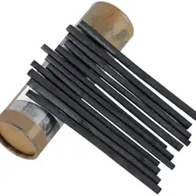 Высокое качество и гладкая лоза ивы палочки для древесного угля карандаши для рисования Упаковка из 25(4-5/5-7/7-9 мм диаметр) жесткая коробка упаковка