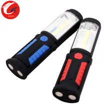 Многофункциональный с магнитом Cob флэш-светильник Открытый кемпинг огни автомобиль Техническое обслуживание рабочий светильник