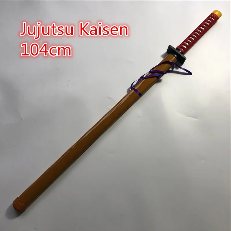 

1:1 Jujutsu Kaisen Miwa Kasumi Cosplay Prop Otsukotsu Yuta Wooden Sword wood Weapons for Halloween Carnival Party Events 104cm