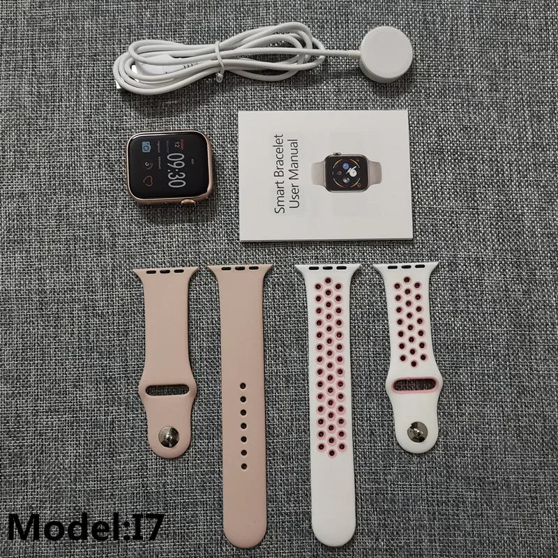 

IWO series smart watch 5 generation 5 generation support IOS Android I7 IW12 pro GPS Heart rate monitor Fitness tracker PK IWO12