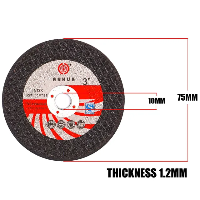 Disco de corte de Metal para amoladora, hoja de pulido para Mini amoladora angular de 12V 3