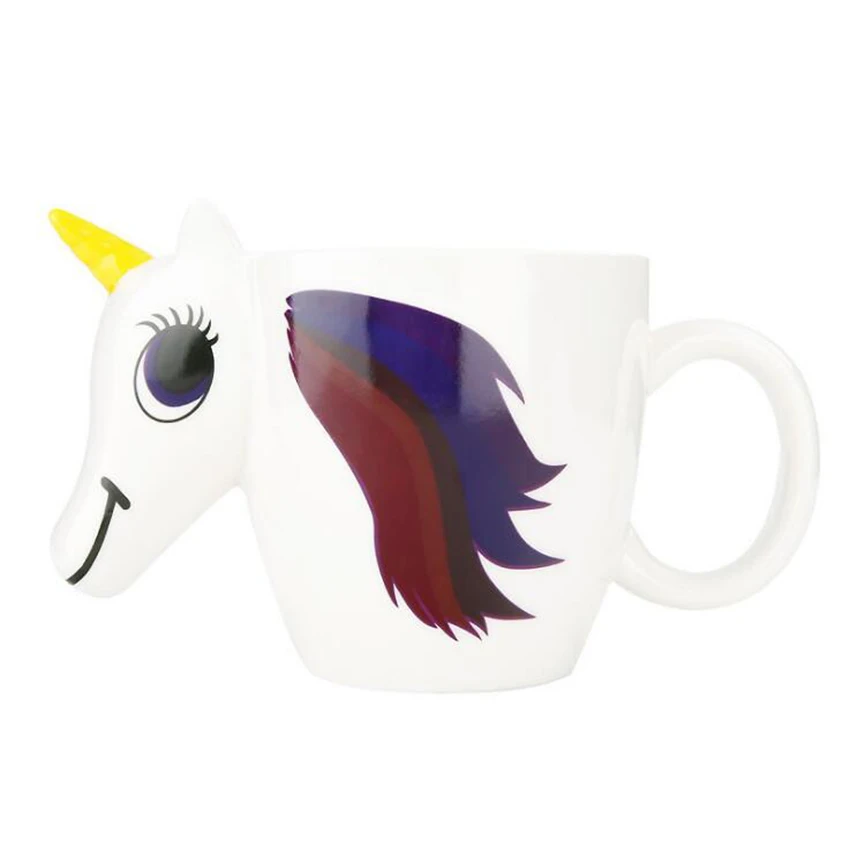 3D Керамика мультфильм Кофе чашка мультяшная кружка обесцвечивание чашки для девочек креативный милый подарок Изменение цвета волшебны с логотипом
