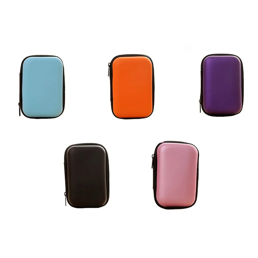 Earphone data cable storage bag Packing eva earphone storage box digital camera bag Hard Protective Travel Carrying Case