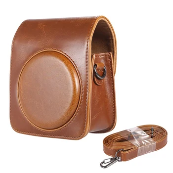 

Classic Vintage Compact PU Leather Case Bag for Fujifilm Instax Mini 70 Instant Film Camera with Shoulder Strap brown