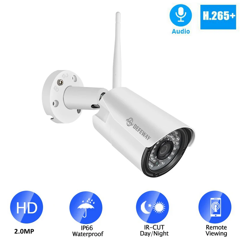 Defeway HD High Resolution 1080P Outdoor Weatherproof Surveillance CCTV