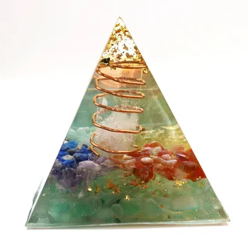 

Natural crystal macadam orgen energy pyramid Crystal column orgonite high frequency energy orgonite Crystal money tree Pyramid
