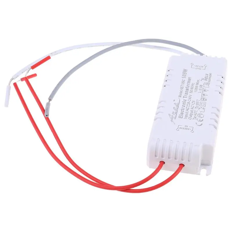 Ac 12V 105W Alogena Light Driver Led Di Alimentazione Trasformatore Elettronico Nuovo 4Xfd