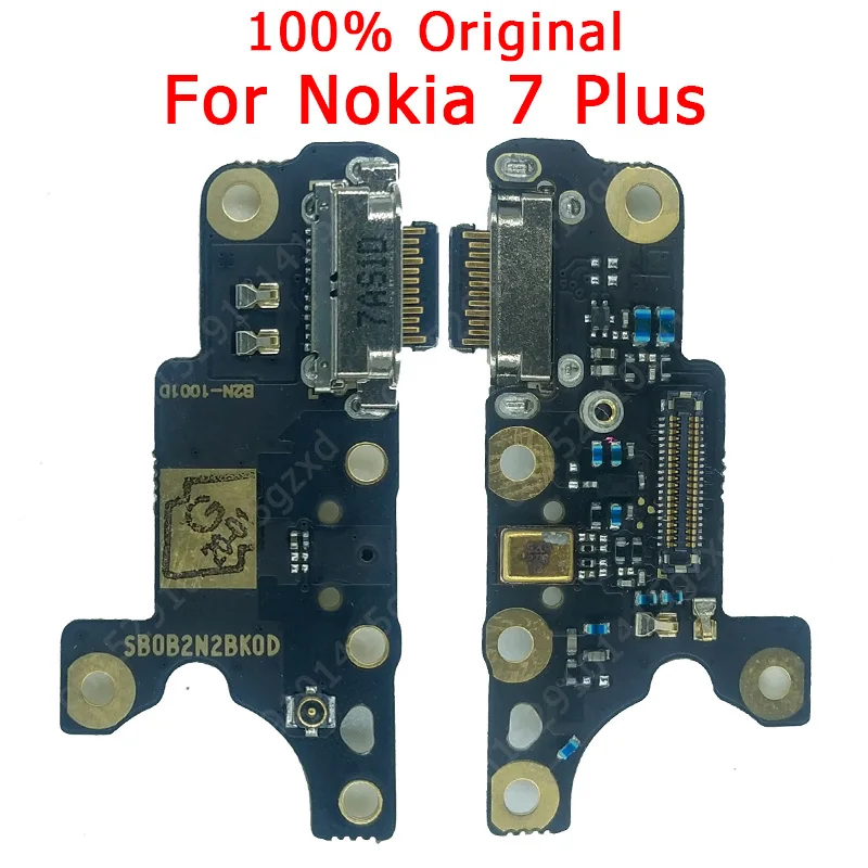 Оригинальная USB зарядная плата для Nokia 7 Plus зарядный порт гибкий кабель PCB док