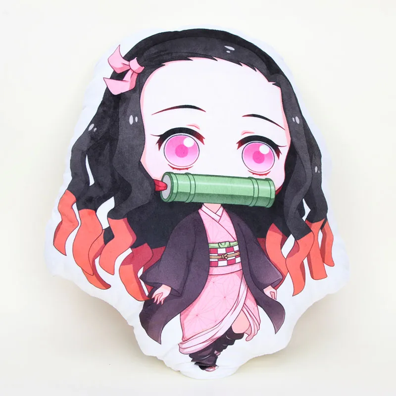45cm girl 18 см/32 см/45 см аниме Demon Slayer плюшевая кукла Kimetsu no Yaiba Tomioka Giyuu Kamado Tanjirou Nezuko плюшевый кулон в форме куклы игрушка - Цвет: 45cm girl