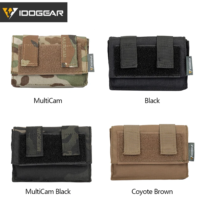 IDOGEAR Тактический Быстрый Шлем Утилита сумка съемный задний Чехол NVG противовес батареи мешок 3549