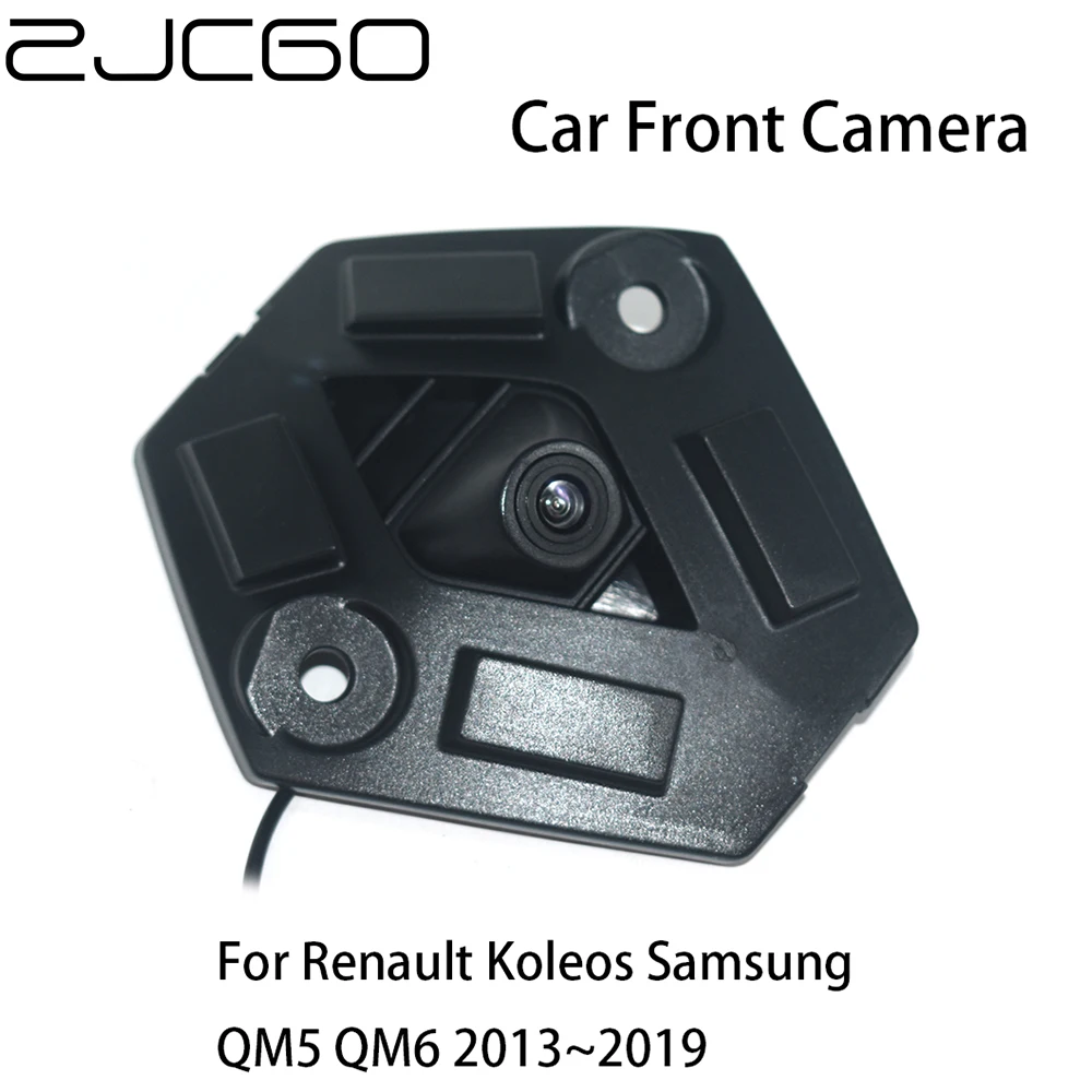 

ZJCGO CCD HD Car Front View Parking LOGO Camera Waterproof Night Vision Positive Image for Renault Koleos QM5 QM6 2013~2019