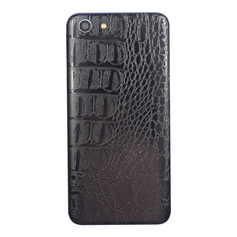 

Dropshipping Crocodile Snakeskin Rear Stickers Wrap Skin Decorative Back Film For OPPO A1 Phone Protector OPPO A1 Back Film
