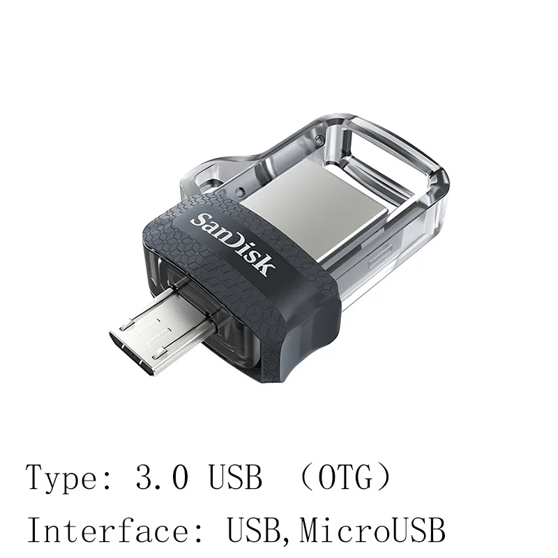 SDDD3 Sandisk Флешка 128 Гб 64 ГБ 32 ГБ 256 Гб OTG USB флеш-накопитель 32 64 128 16 ГБ флеш-накопитель 3,0 USB флешка диск на ключе память для телефона - Цвет: SDDD3