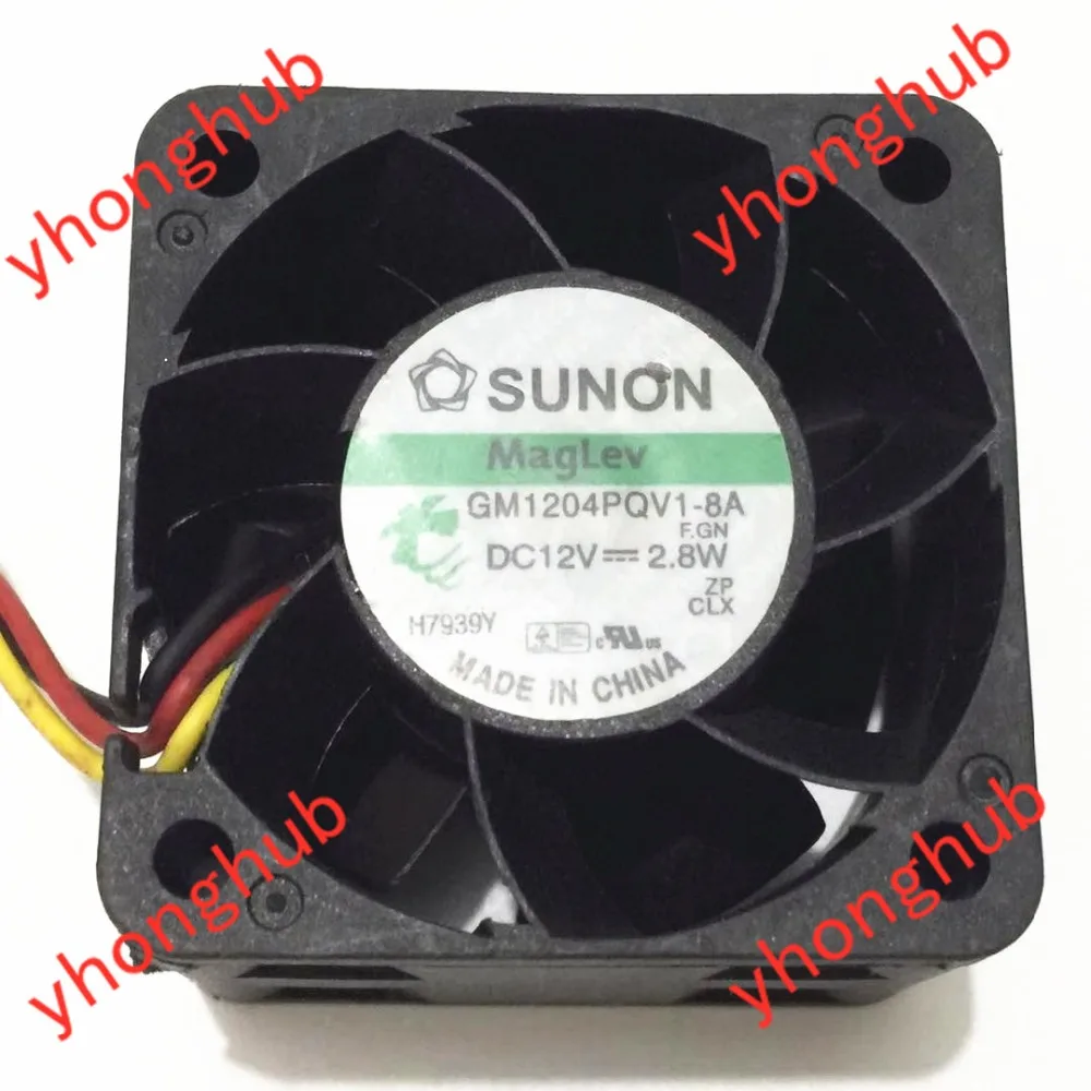 SUNON GM1204PQV1-8A F. GN DC 12 В 2,8 Вт 40X40X28 мм Сервер площади вентилятора