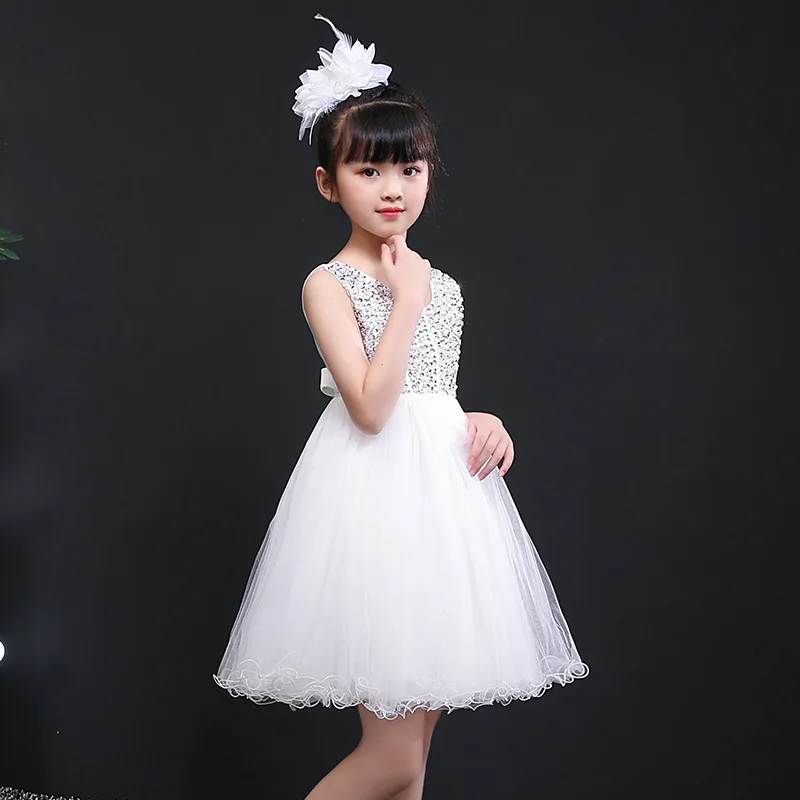 Г. Платье принцессы для маленьких девочек; детское Сетчатое платье без рукавов для девочек; одежда для дня рождения, свадьбы, вечеринки; Детские костюмы черного и белого цвета