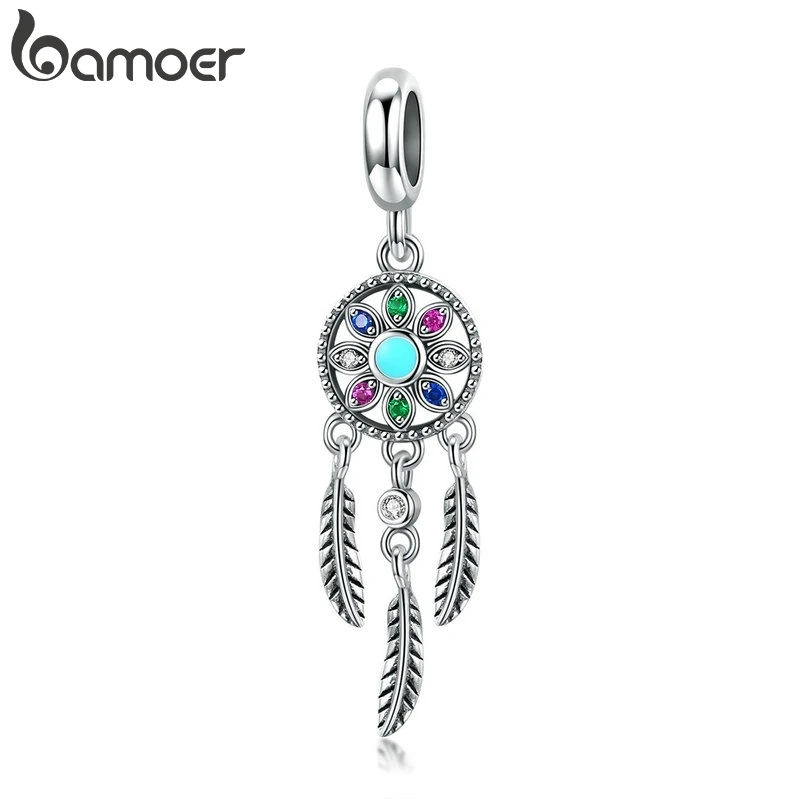 Bracelet Necklace Catcher-Pendant Charm-Fit Jewelry-Making Dream 925-Sterling-Silver