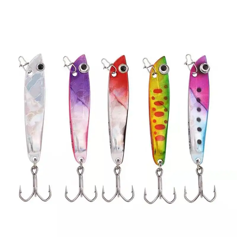 WAJAT Two metal lures per bag of winter baits 10g high speed 3d vibrating artificial baits