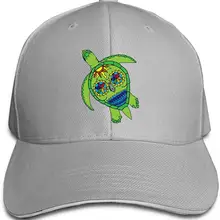 Бейсбольная Кепка унисекс с изображением морских черепах, Классическая Регулируемая Кепка на липучке