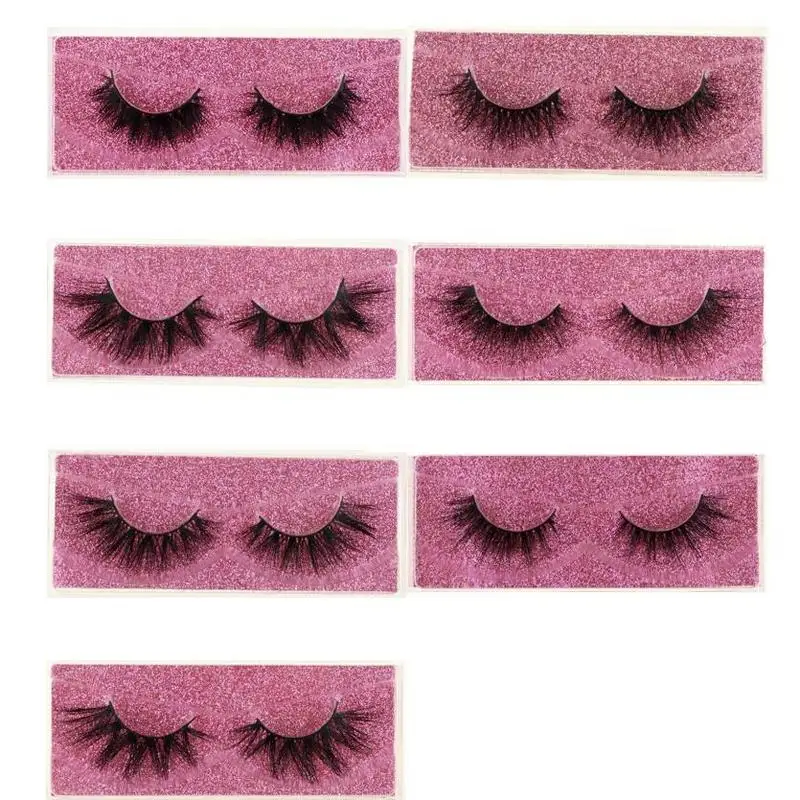 US $218.40 100 Pairs 3D Mink Eyelashes 100 Cruelty Free Handmade Mink Lashes Full Strip Lashes Soft False Eyelashes Makeup Lashes