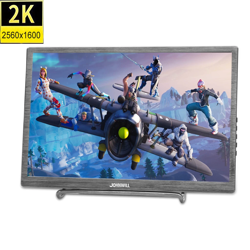 Портативный игровой монитор 10 1 дюйма 2K Type C 2560x1600 IPS панель PS3 PS4 Xbox360 сенсорный