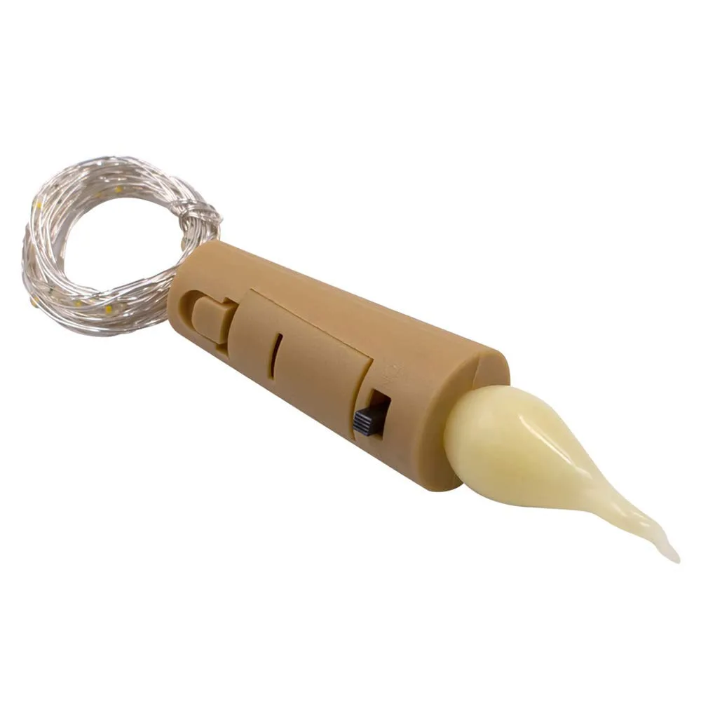 2M 20LED Copper Wire Lamp Wine Bottle Lamp Cork Warm White Battery Powered LED String Light For DIY Party Decoration Christmas