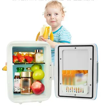 

Car Heating And Cooling Box Home Car Dual Purpose 4L Mini Refrigerator Car Refrigerator Thermal Insulation
