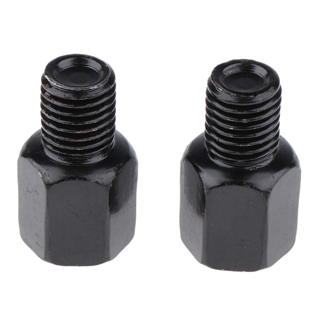 Motorcycle  Rearview Mirror Adapter Bolts - RH 8mm to 10mm Clockwise Threaded 26 x 15.5 mm