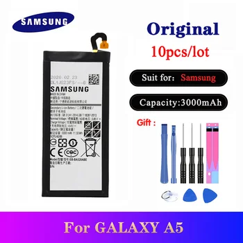 

10pcs/lot EB-BA520ABE Original Battery For Galaxy A5 2017 Edition SM-A520F Phone eb-ba520abe Batteria 3000mAh