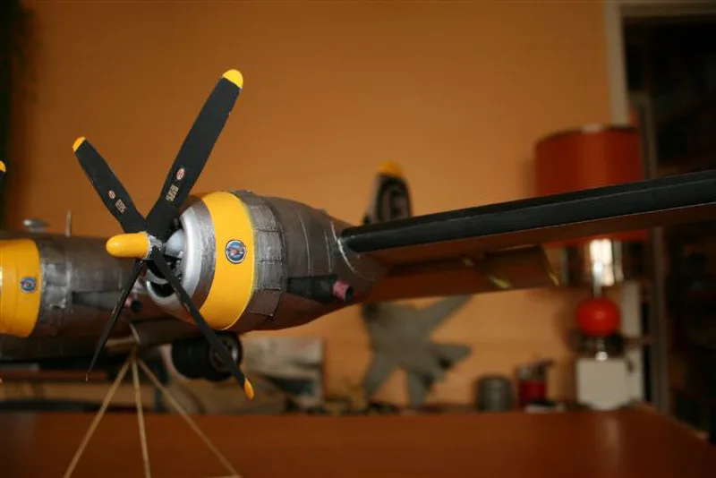 93*65 см B29 супер Aerial Fortress Bomber самолет DIY 3D бумажная карточка модель Конструкторы строительные игрушки развивающие