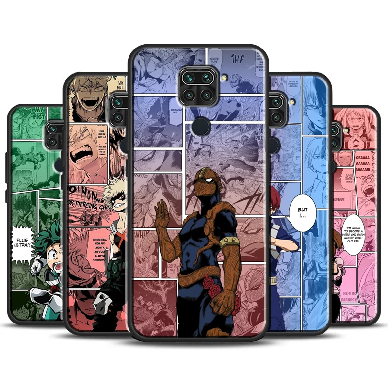 

Boku no Hero Academia Case For Xiaomi Redmi Note 9 Pro 8T 9S 7 8 Pro Coque For Redmi K30 Ultra 9C 9A 9 8 10X