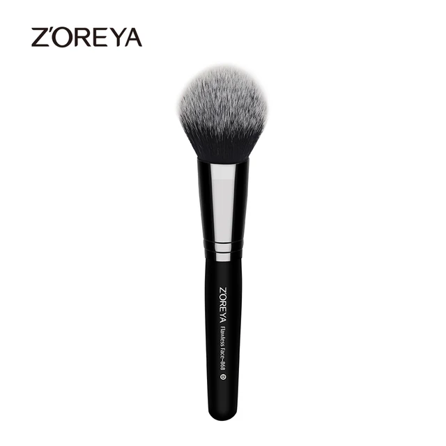 Zoreya Brand Hot sale 1pcs Multi-funtion powder foundation makeup brush tool soft Flawless face make up blusher wooden Brush 1