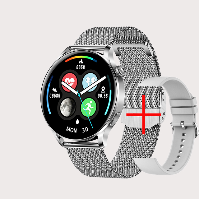 Fashion New Women Smart Watch Men Sports Waterproof Smart Watch Ladies Heart Rate Blood Pressure Bluetooth Call Watches+Box