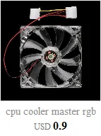 Кулер для процессора master rgb Вентилятор охлаждения ТИХИЙ 120 мм DC 12 В 3+ 4pin светодиодный Прозрачный чехол для компьютера вентилятор охлаждения для радиатора