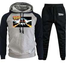 ^^Best Offers Back To The Future 2 Autumn Winter New Hoodies+Pants 2 Piece Set Funny Streetwear Men Raglan Casual Fleece Suit Male Sweatshirts ^^Best Offers Back To The Future 2 Autumn Winter New Hoodies+Pants 2 Piece Set Funny Streetwear Men Raglan Casual Fleece Suit Male Sweatshirts