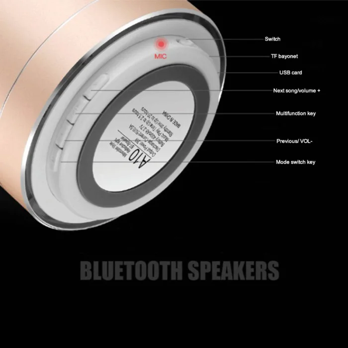 Беспроводной Мини Супер басовый Bluetooth Музыка Динамик для iPhone IPad Tablet Samsung Hi; Прямая поставка