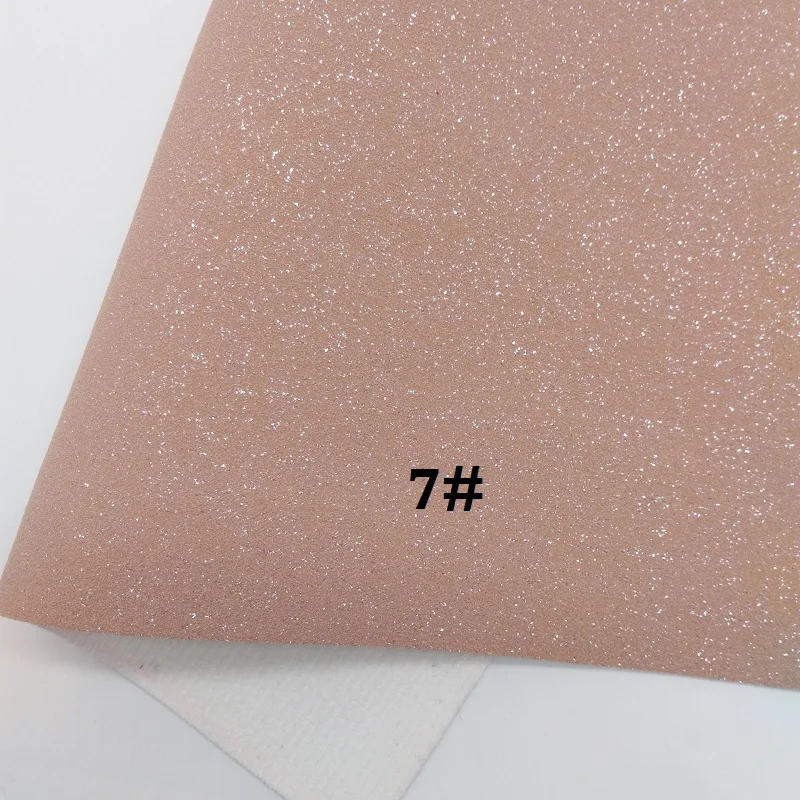 Glitterwishcome 21X29 см A4 размер винил для бантов замша блеск синтетическая кожа, искусственная кожа листы для бантов, GM684A - Цвет: 7