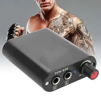 

Tattoo Power Supply Professional Mini Motor Tattoo Power Supply Black for Rotary Tattoo Machine Accessory